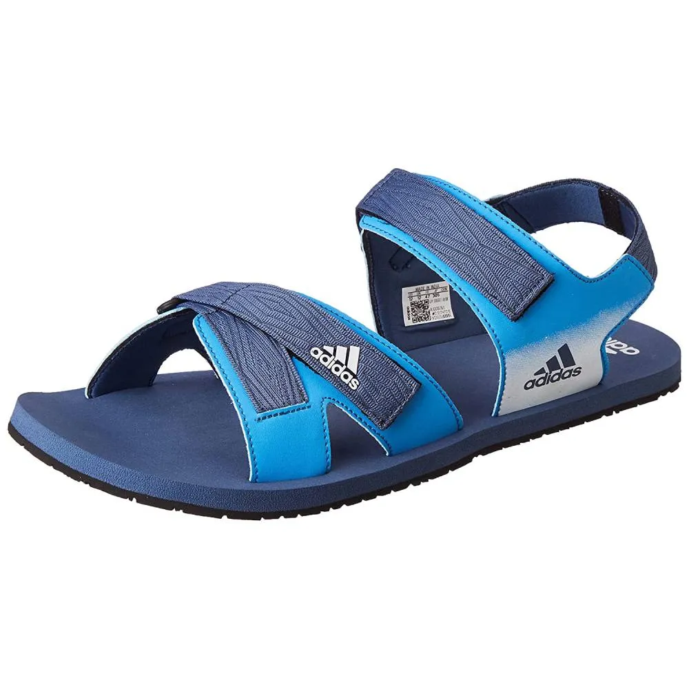 Adidas Men's Low Li Sandal (Wonder Steel/Pulse Blue/Cloud White)