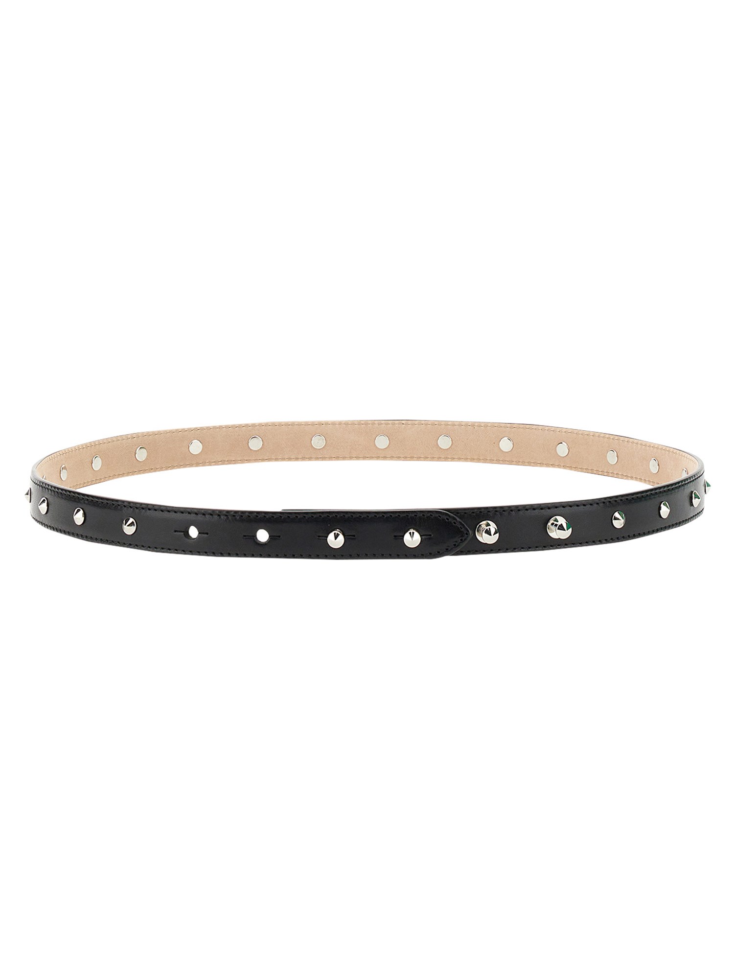 ALEXANDER McQUEEN    STUDDED LEATHER BELT