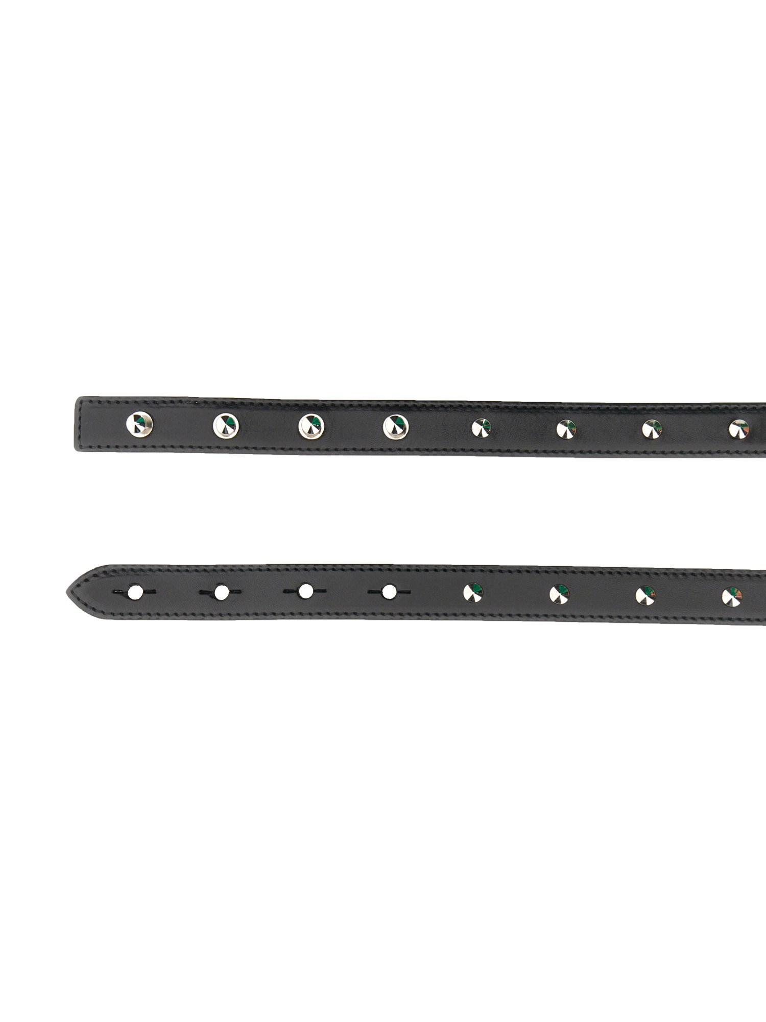 ALEXANDER McQUEEN    STUDDED LEATHER BELT