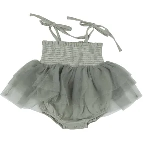 Angel Dear Desert Sage Solid Muslin Tutu Bubble, Green