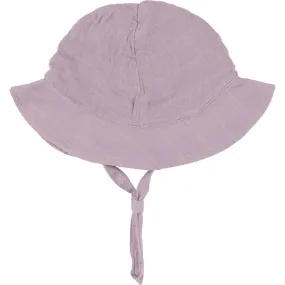 Angel Dear DUSTY LAVENDAR SOLID MUSLIN SUNHAT, Purple