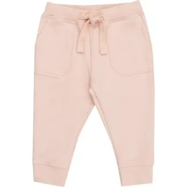 Angel Dear French Terry Solid Pink Paper Bag Jogger, Pink