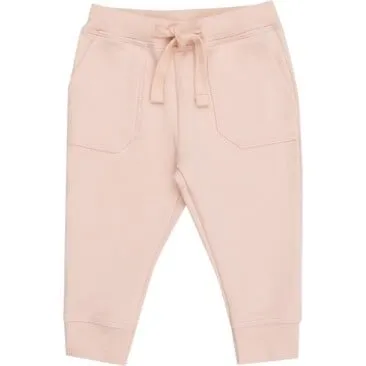 Angel Dear French Terry Solid Pink Paper Bag Jogger, Pink