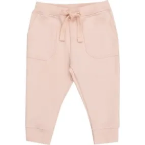 Angel Dear French Terry Solid Pink Paper Bag Jogger, Pink