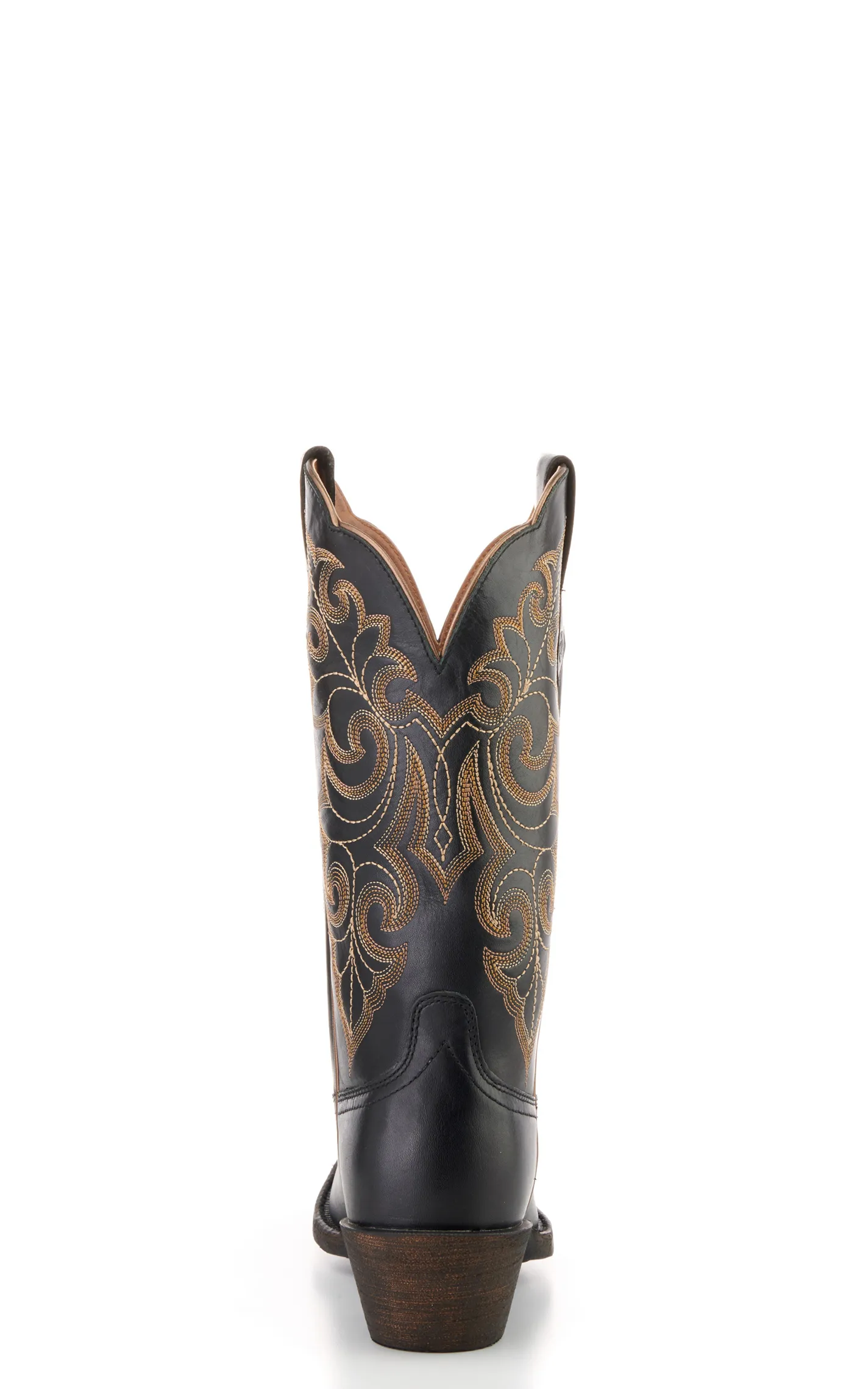 Ariat Women's Round Up Black Punchy Square Toe Cowboy Boots