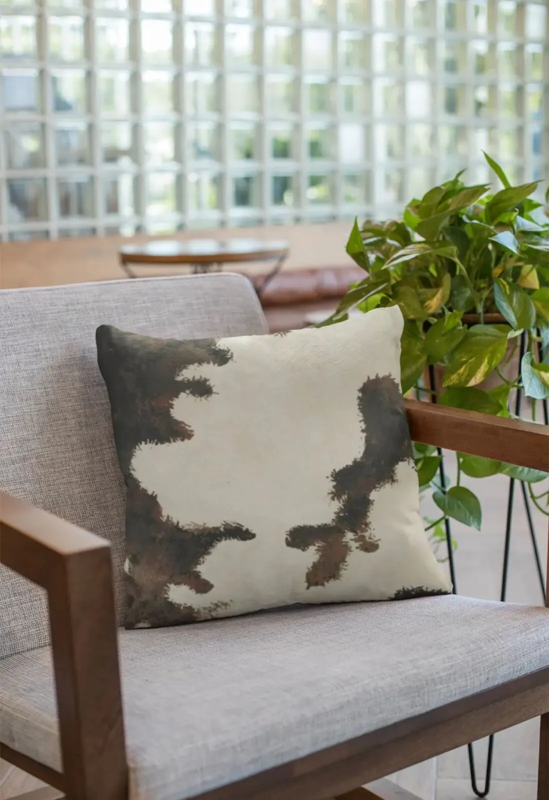 Art Of The Loom Cowhide 18 / 45cm Cushion Cover