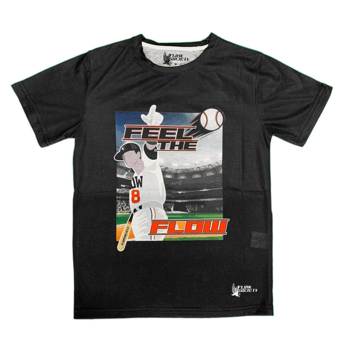 Boys Feel The Flow Baseball Tee