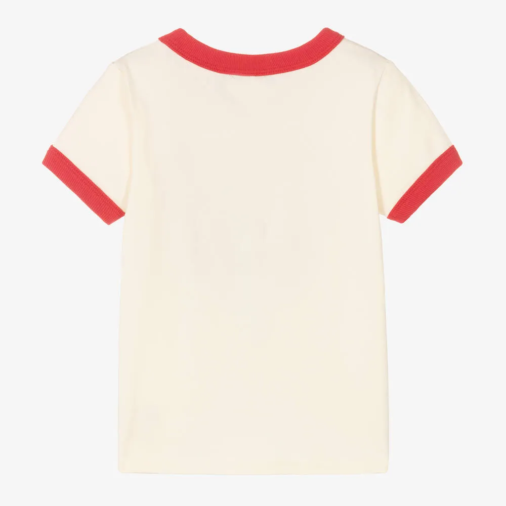 Boys Ivory Cotton Tis The Season T-Shirt