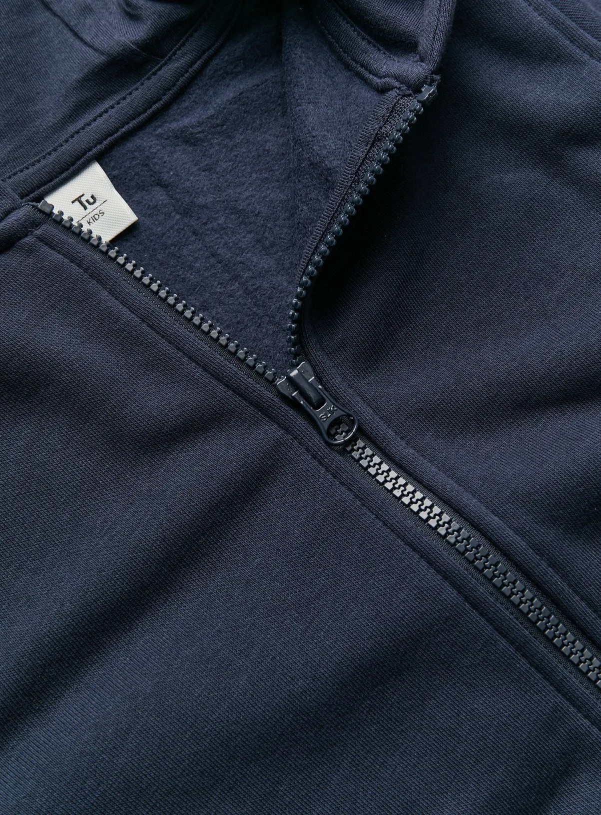 Buy Navy Zip Through Hoodie 14 years | Jumpers and hoodies | Tu