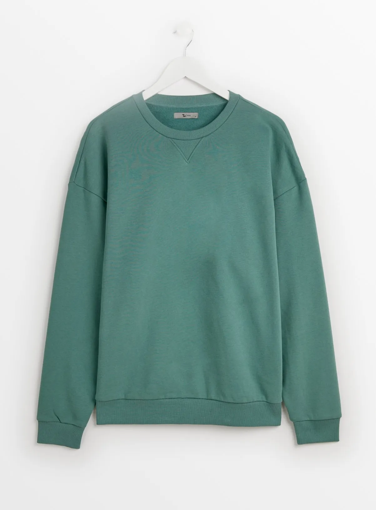 Buy Teal Dropped Shoulder Sweatshirt L | Sweatshirts and hoodies | Tu