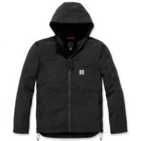 Carhartt 103829 Hooded Rough Cut Jacket - Black