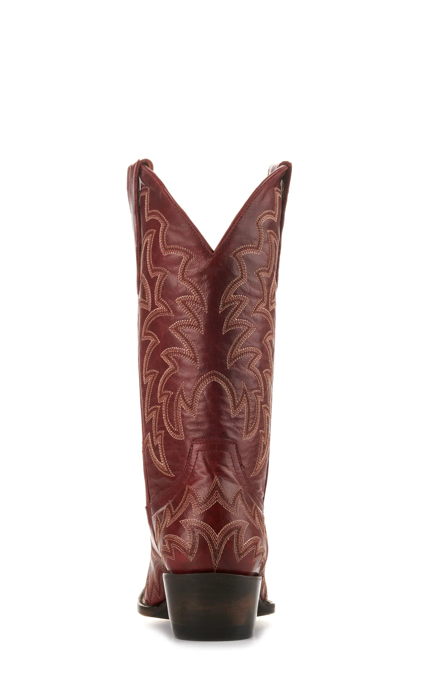 Cavender's Women's Dark Red Snip Toe Cowboy Boots