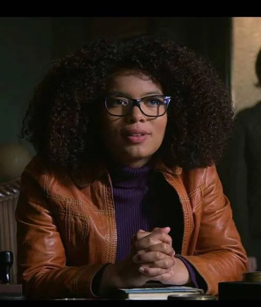 Chilling Adventures of Sabrina Jaz Sinclair Leather Jacket