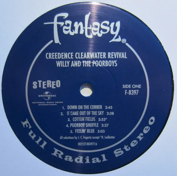 Creedence Clearwater Revival ~ Willy And The Poor Boys