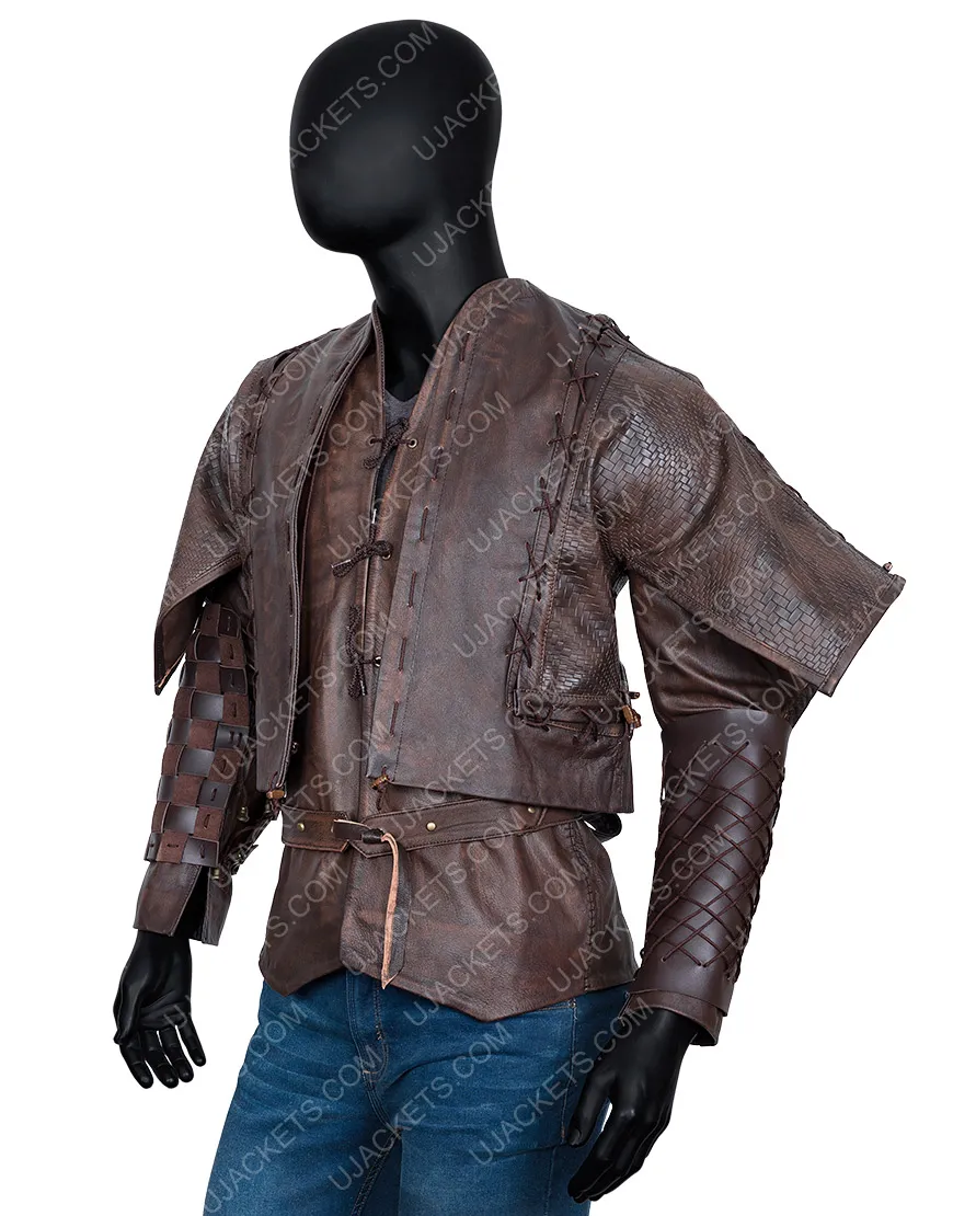 Cursed Devon Terrell Leather Jacket | Brown Leather Jacket | 45% OFF!!