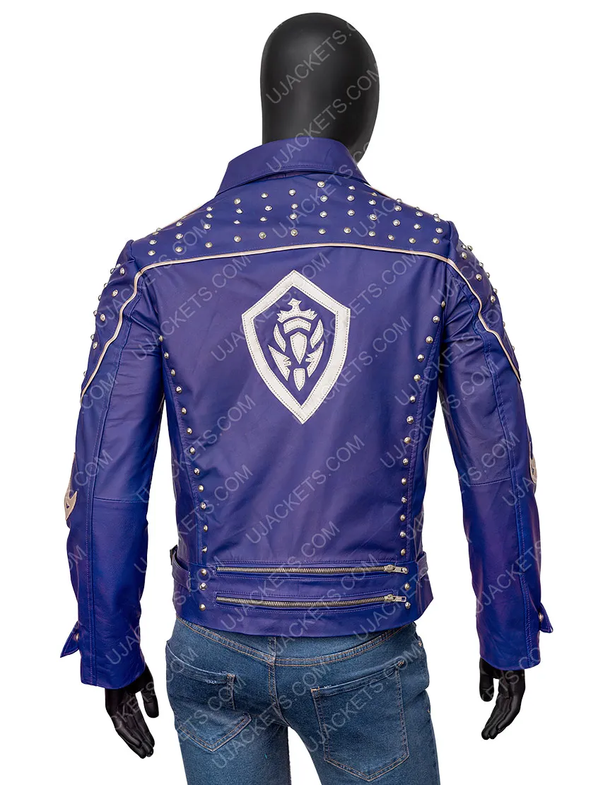 Descendants 2 Mitchell Hope Studded Leather Jacket | Ujackets.com