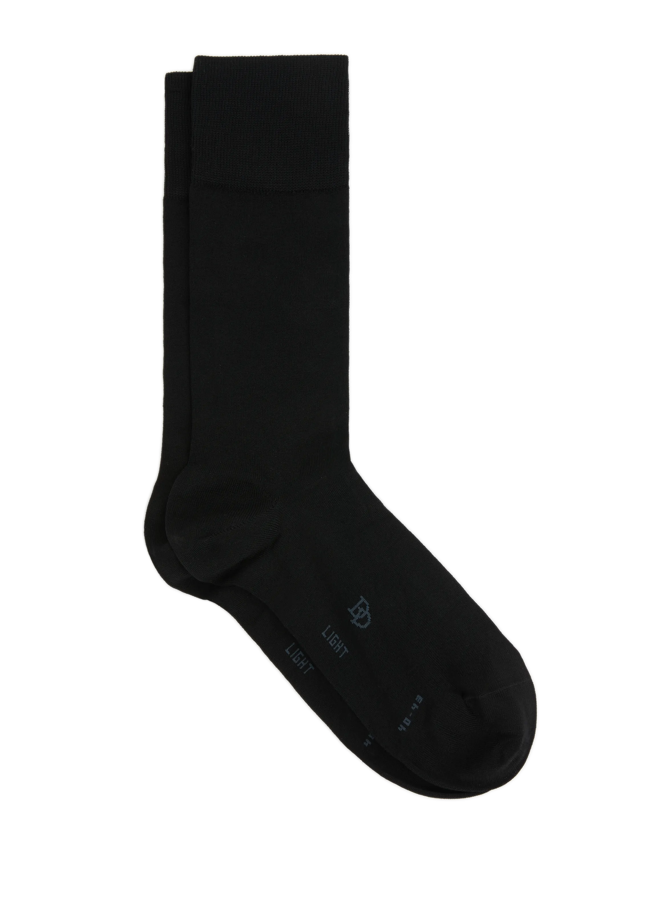 DORÉ DORÉ  Paisley mid-calf cotton-blend socks - Black