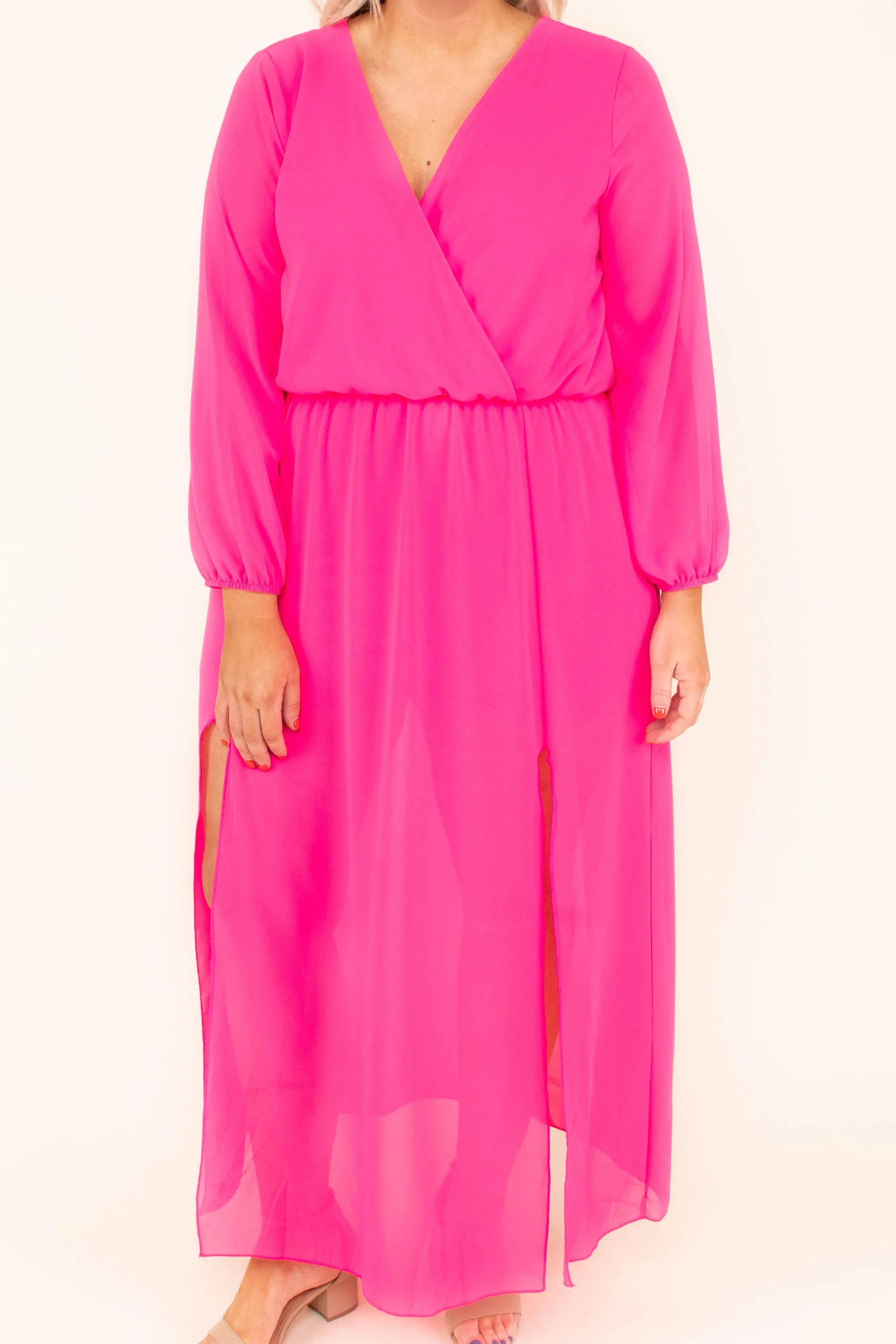 Dream Date Maxi Dress, Fuchsia