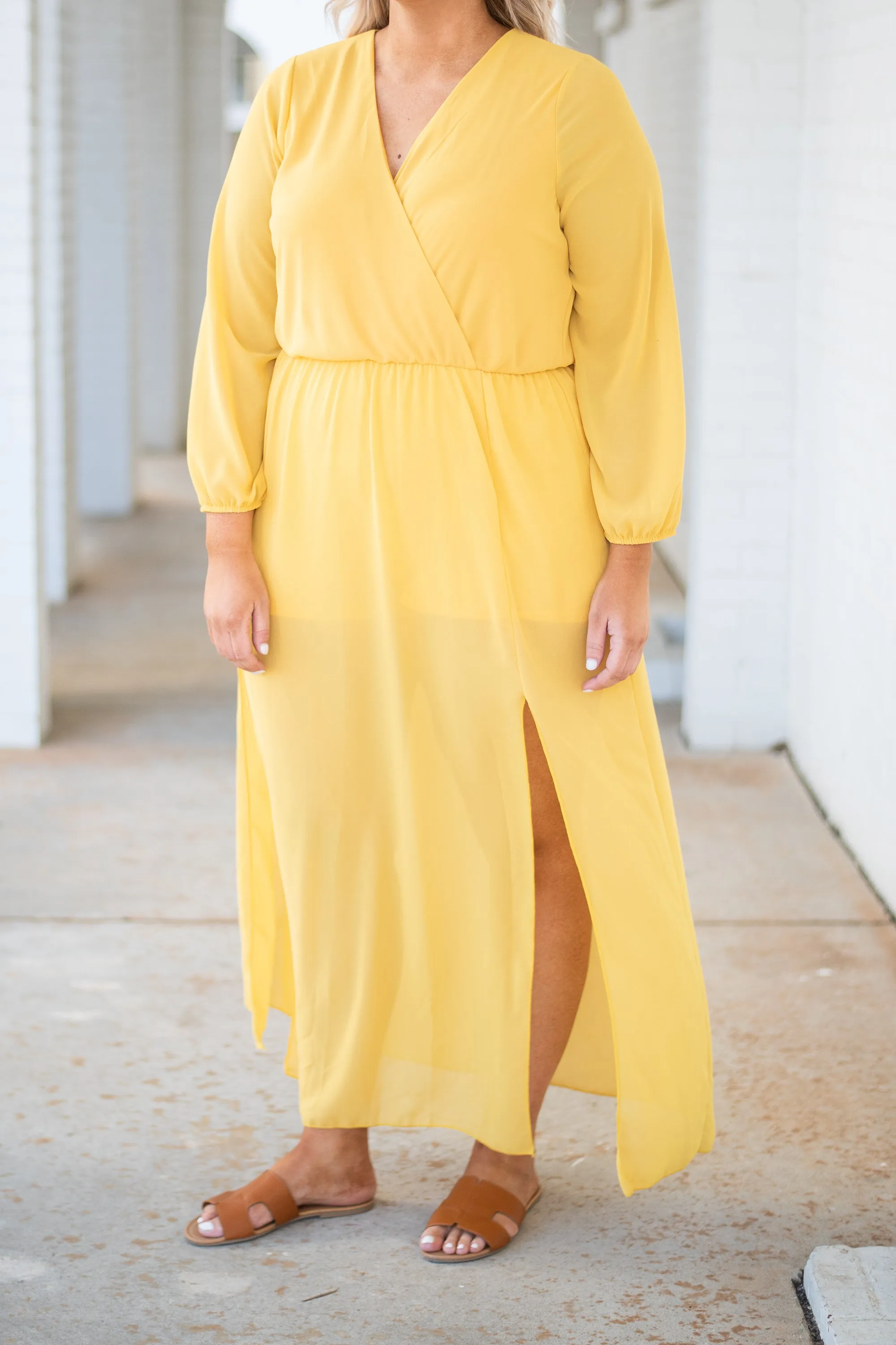 Dream Date Maxi Dress, Yellow