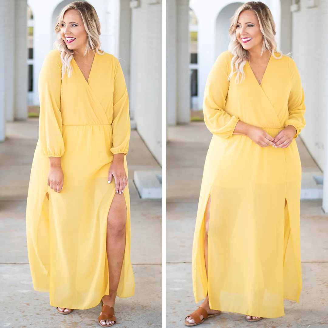 Dream Date Maxi Dress, Yellow