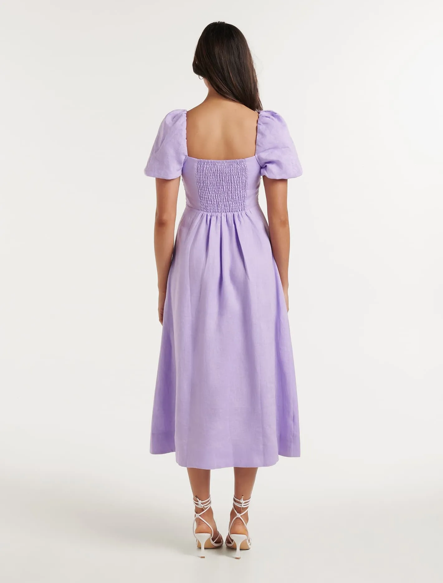 Dream Ruched Bodice Midi Dress