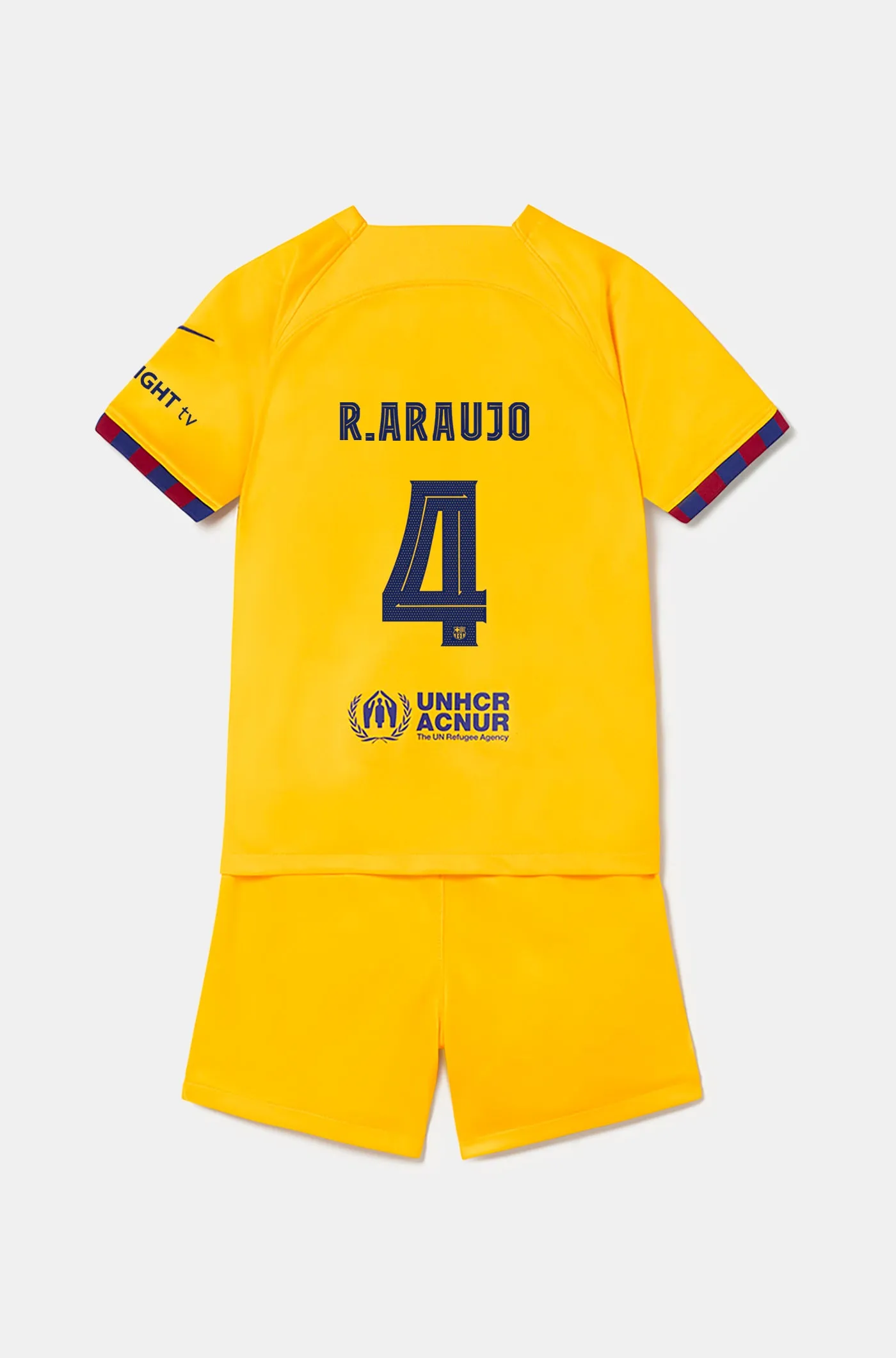 FC Barcelona fourth kit 22/23 - Little Kids - R. ARAUJO