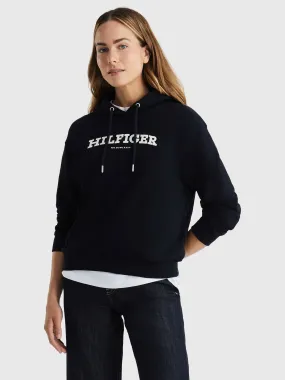 Flocked Hilfiger Monotype Logo Hoodie | Sweatshirts & Hoodies | Tommy Hilfiger