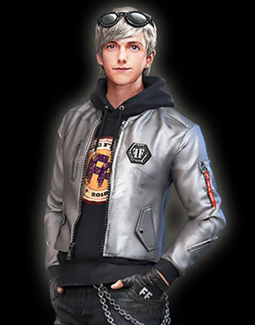 Garena Free Fire Maxim Jacket | Video Game Leather Jacket