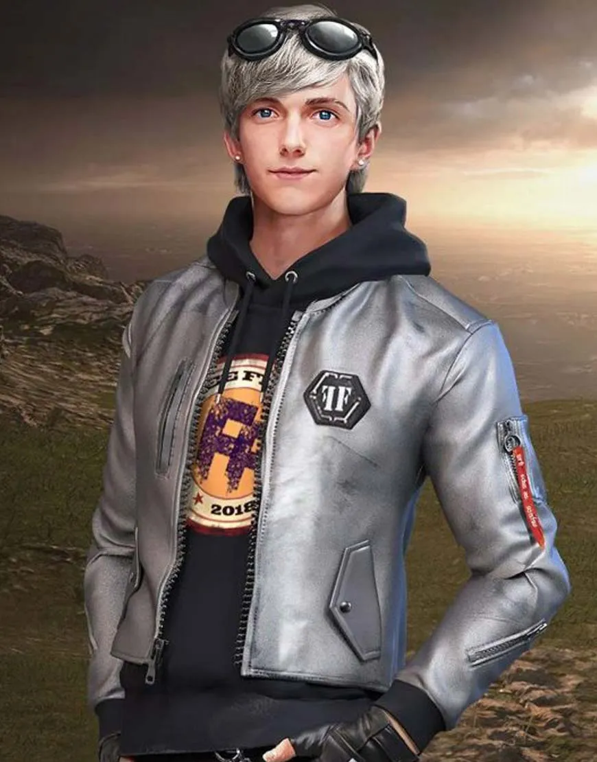 Garena Free Fire Maxim Jacket | Video Game Leather Jacket