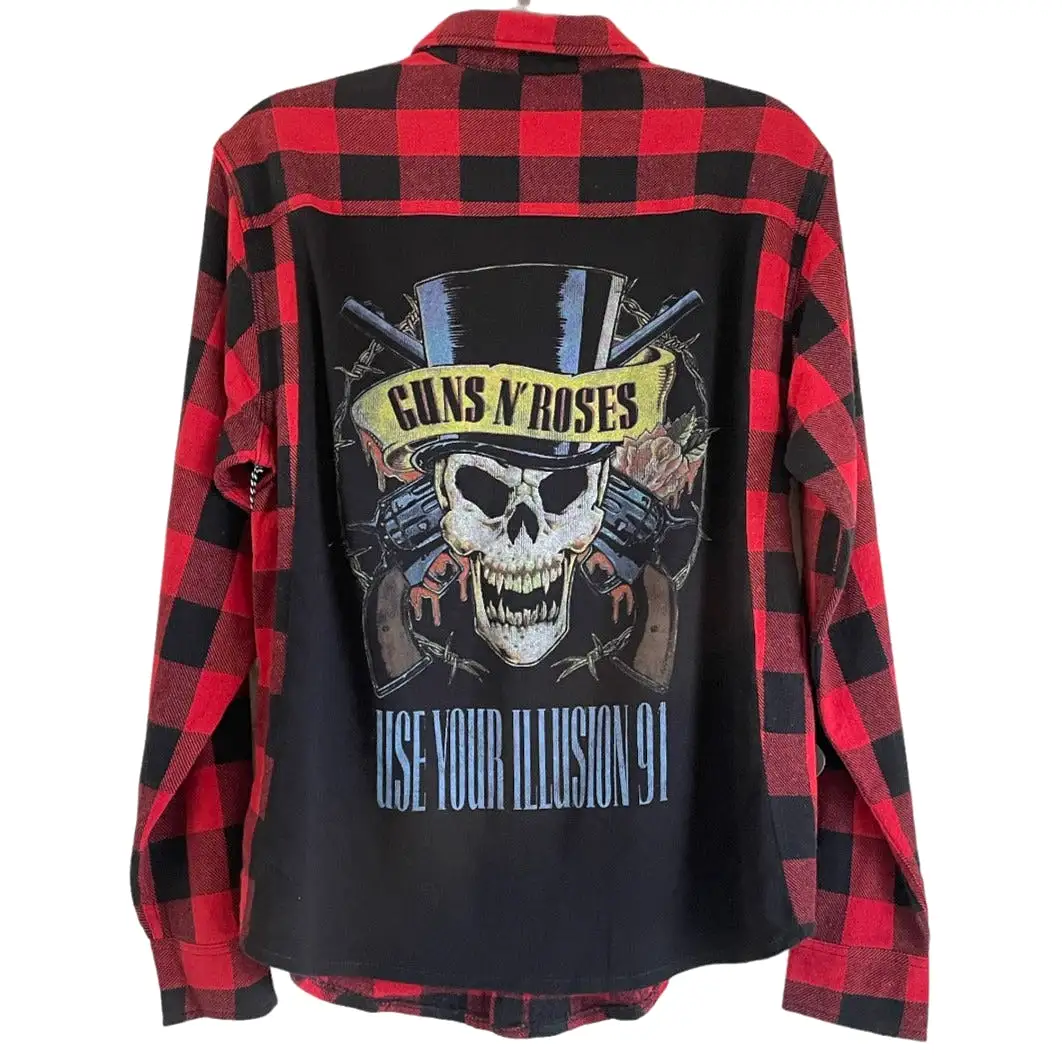 Guns N' Roses Flannel (Red)