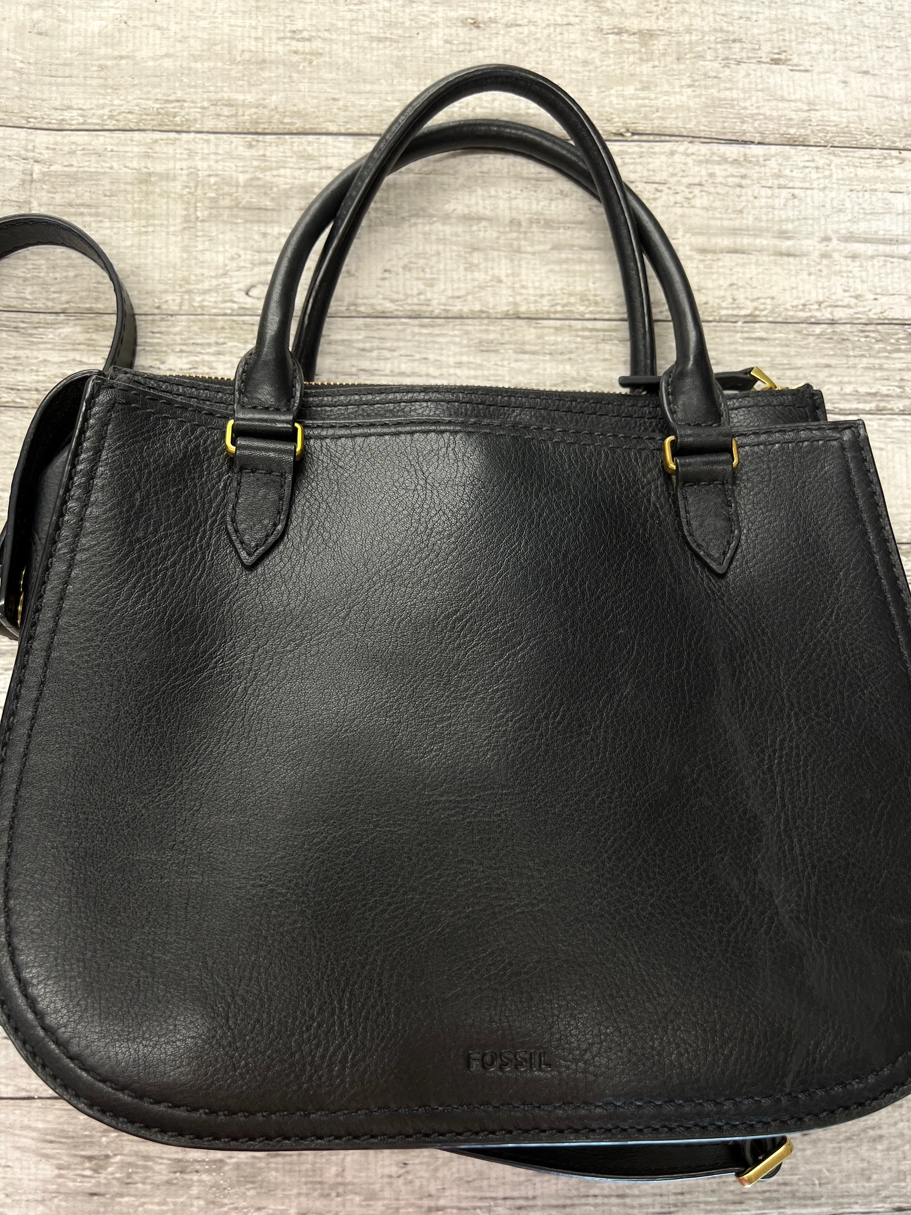 Handbag Leather By Fossil  Size: Large