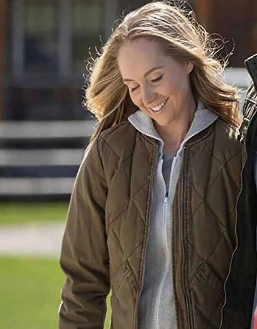 Heartland S14 Amber Marshall Quilted Jacket | Ujackets.com - 45% OFF