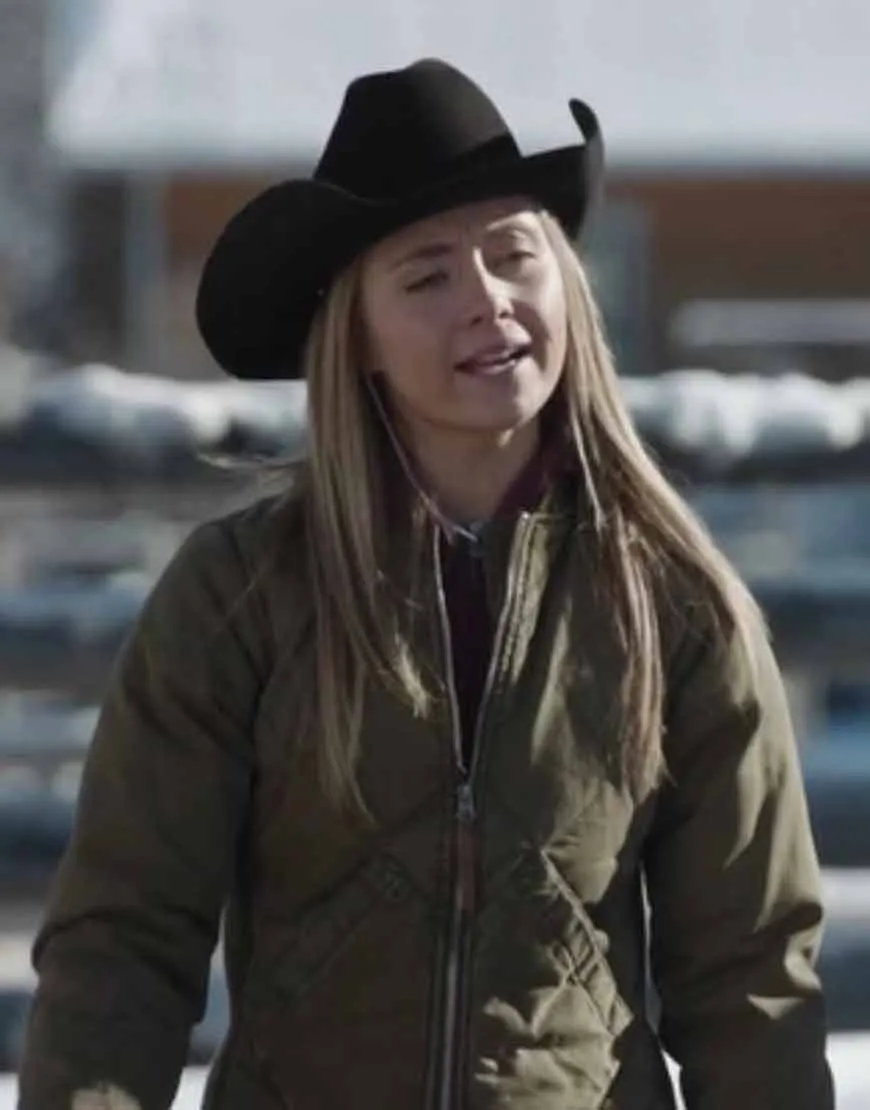 Heartland S14 Amber Marshall Quilted Jacket | Ujackets.com - 45% OFF