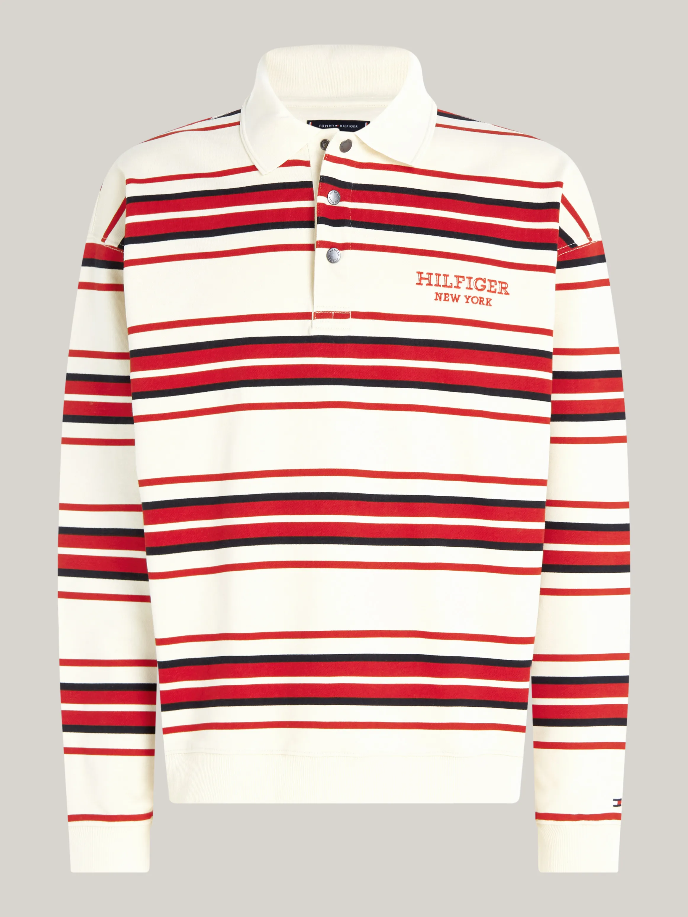 Hilfiger Monotype Stripe Regular Rugby Polo | Sweatshirts & Hoodies | Tommy Hilfiger