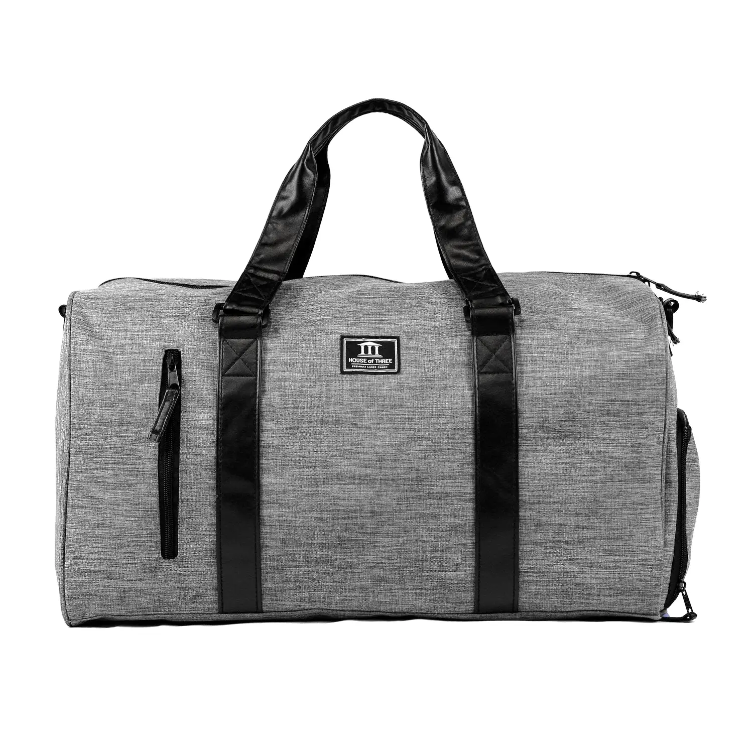 House of Three Duffel Bag Grey