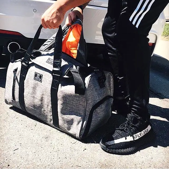 House of Three Duffel Bag Grey