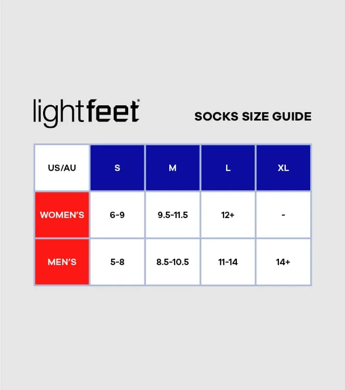 lightfeet diabetic quarter socks - 1 pair