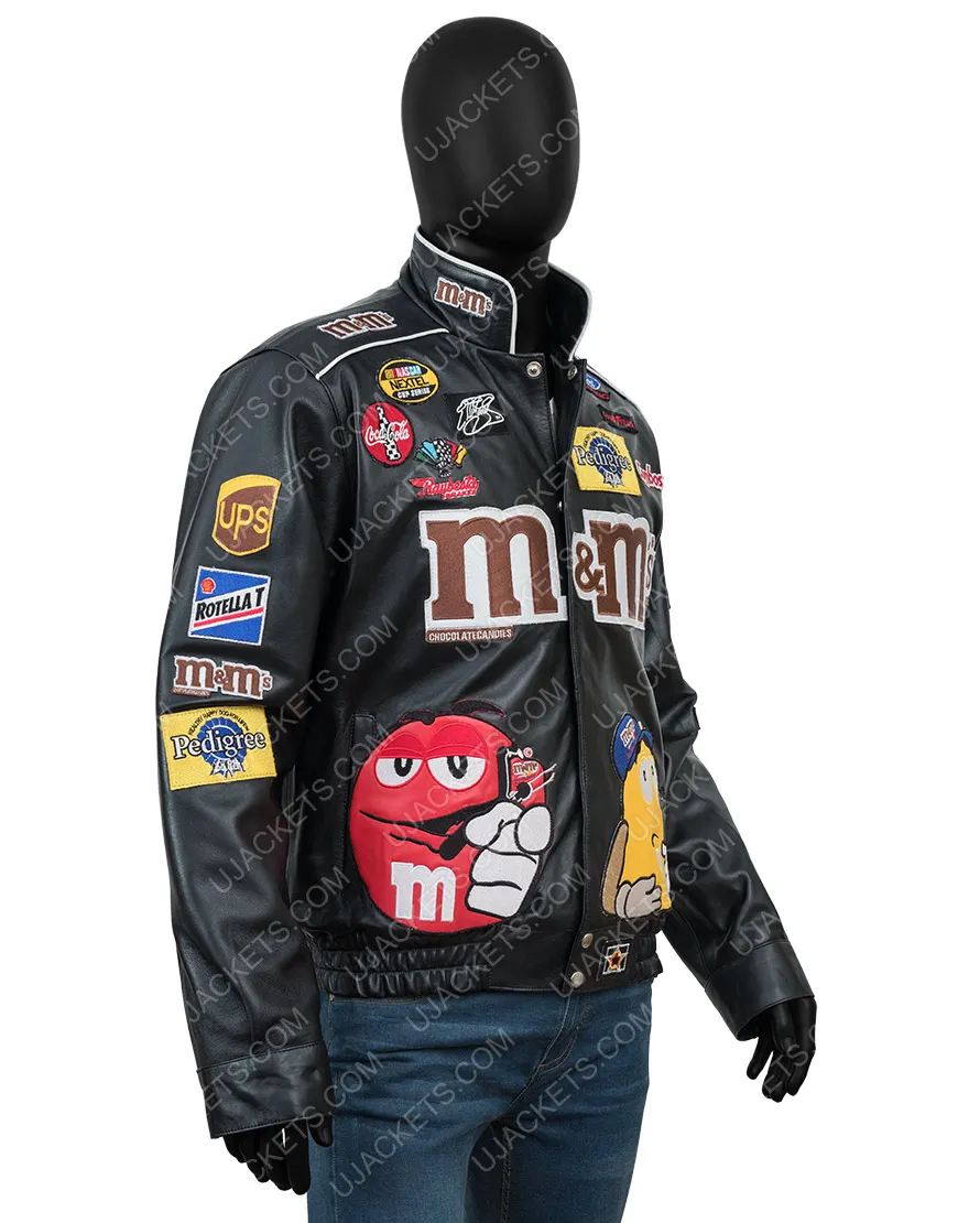 M&Ms Vintage Black Leather Jacket | Ujackets.com - New Arrivals 2021