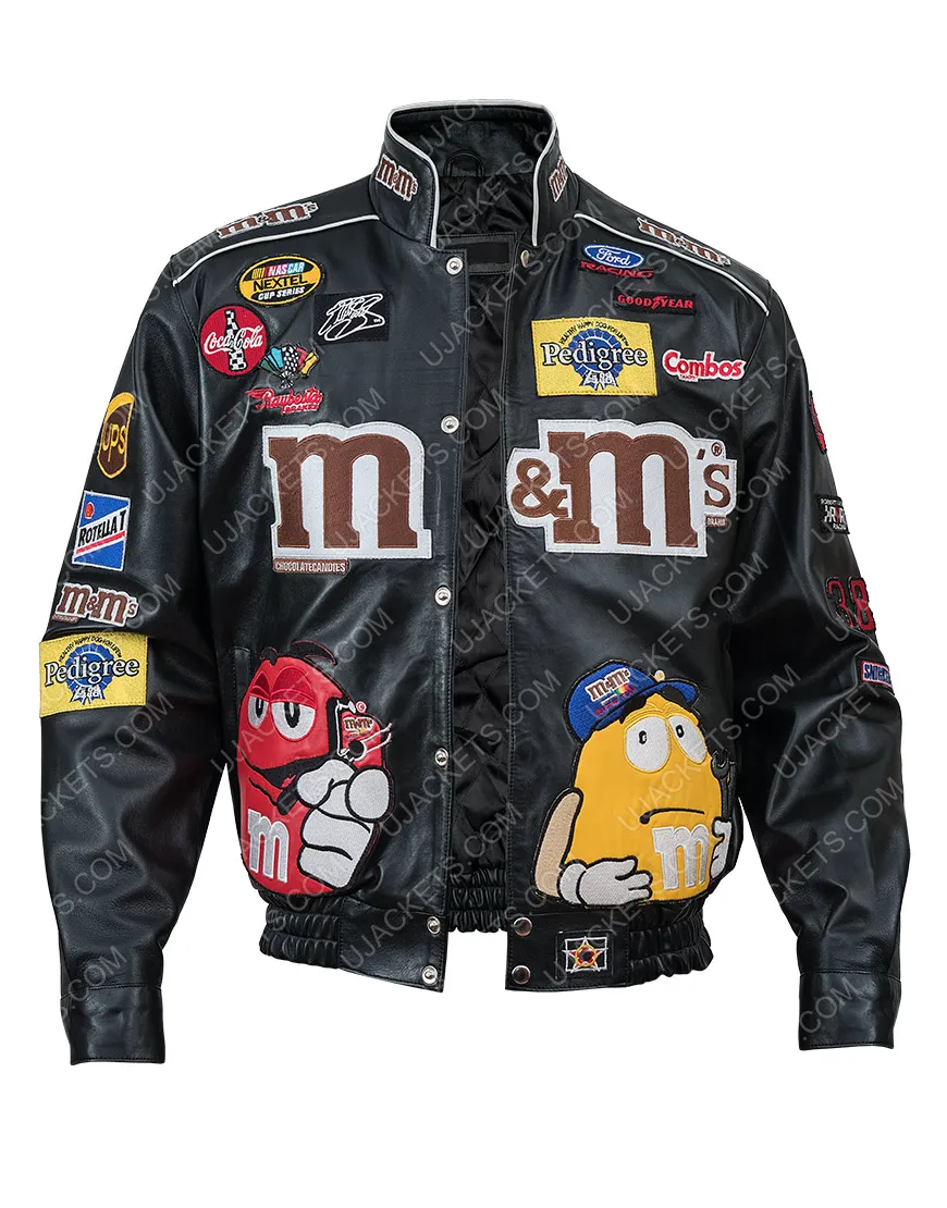 M&Ms Vintage Black Leather Jacket | Ujackets.com - New Arrivals 2021