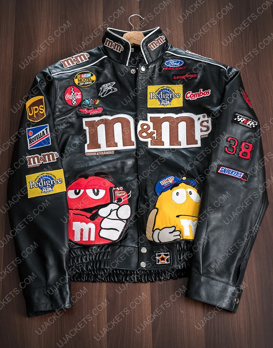 M&Ms Vintage Black Leather Jacket | Ujackets.com - New Arrivals 2021