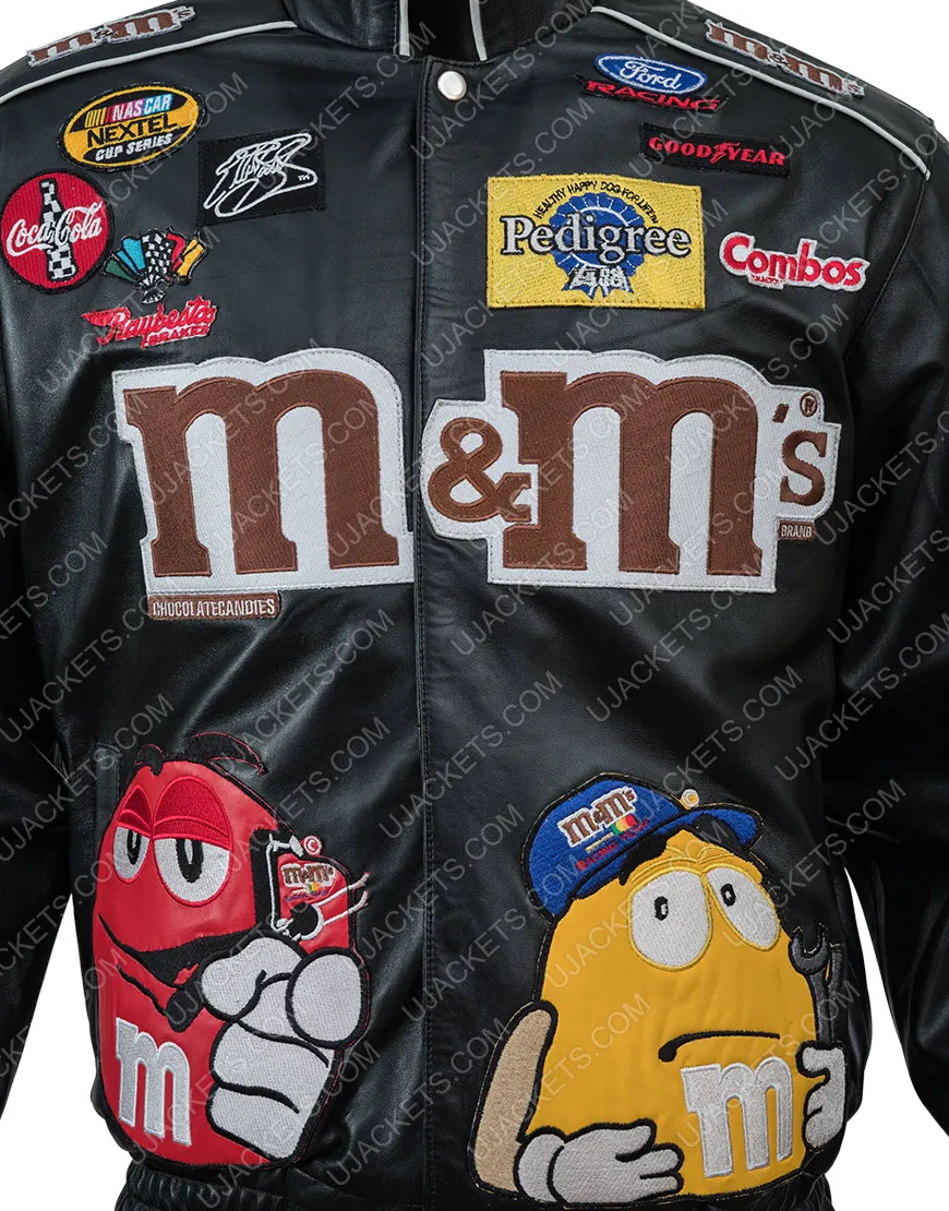 M&Ms Vintage Black Leather Jacket | Ujackets.com - New Arrivals 2021