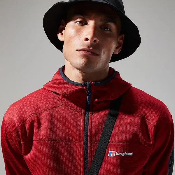 Men's Pravitale MTN 2.0 Hooded Jacket - Dark Red/Red