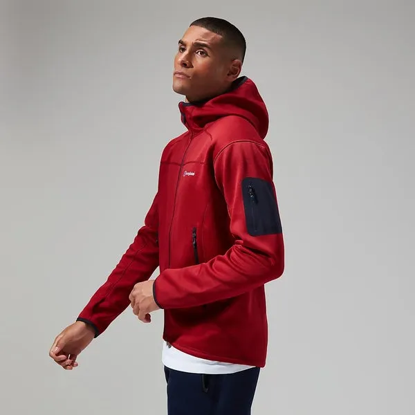 Men's Pravitale MTN 2.0 Hooded Jacket - Dark Red/Red