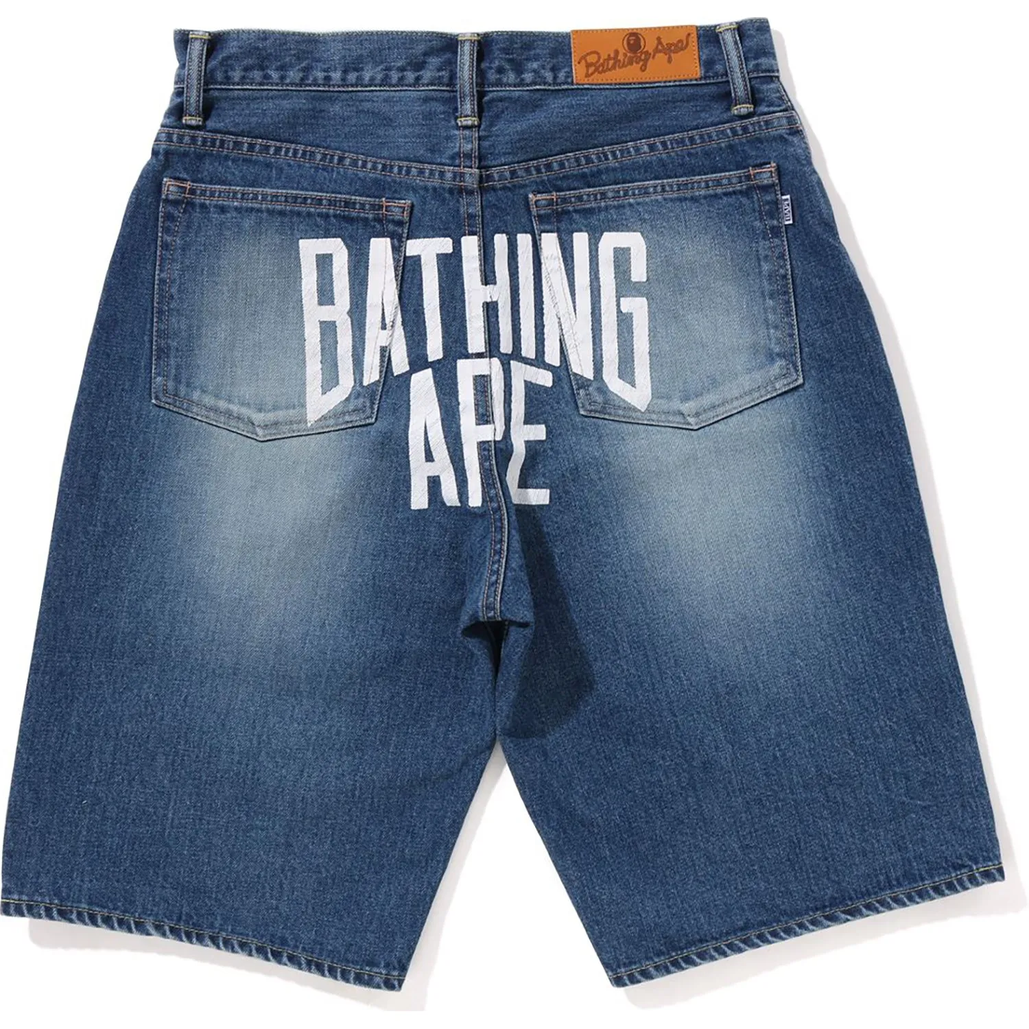 NYC LOGO DENIM SHORTS MENS