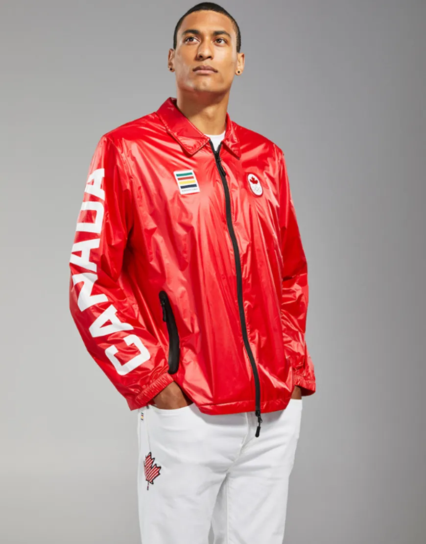 Olympic 2021 Red Canada Jacket | Tokyo Olympics 2021 Jacket | Ujackets