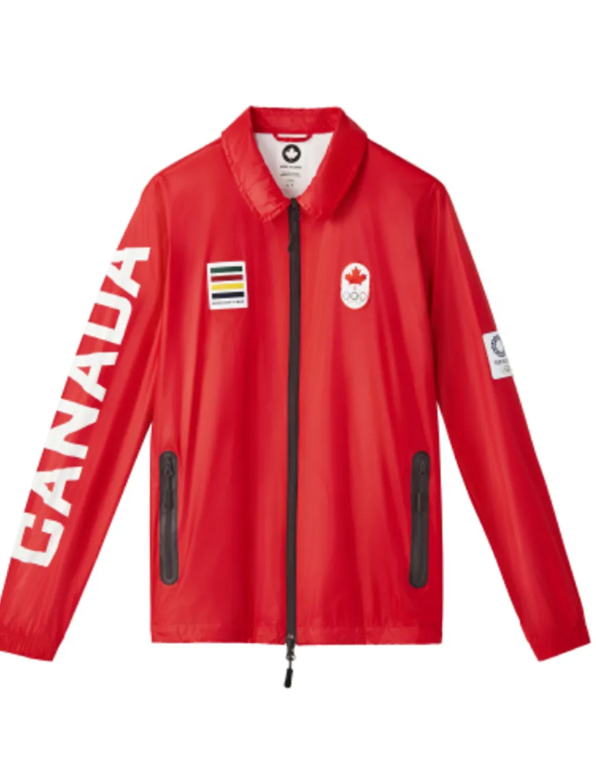 Olympic 2021 Red Canada Jacket | Tokyo Olympics 2021 Jacket | Ujackets