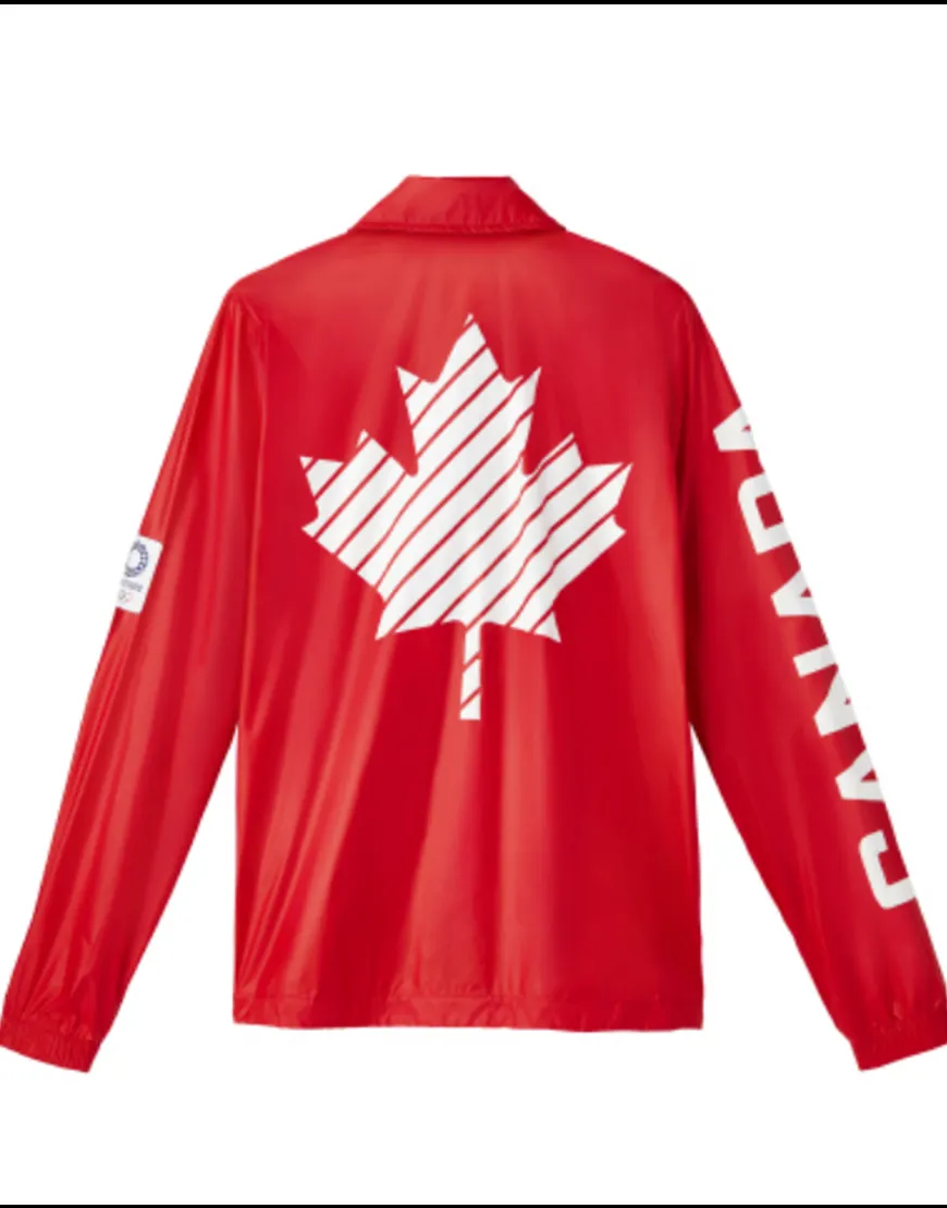 Olympic 2021 Red Canada Jacket | Tokyo Olympics 2021 Jacket | Ujackets