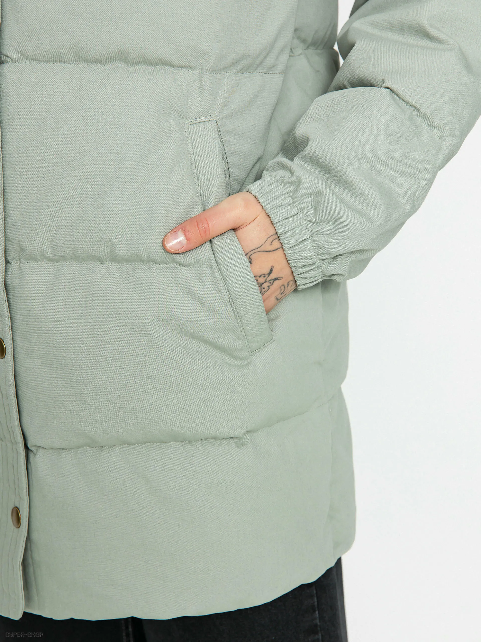 Patagonia Cotton Down Parka Jacket Wmn (sleet green)