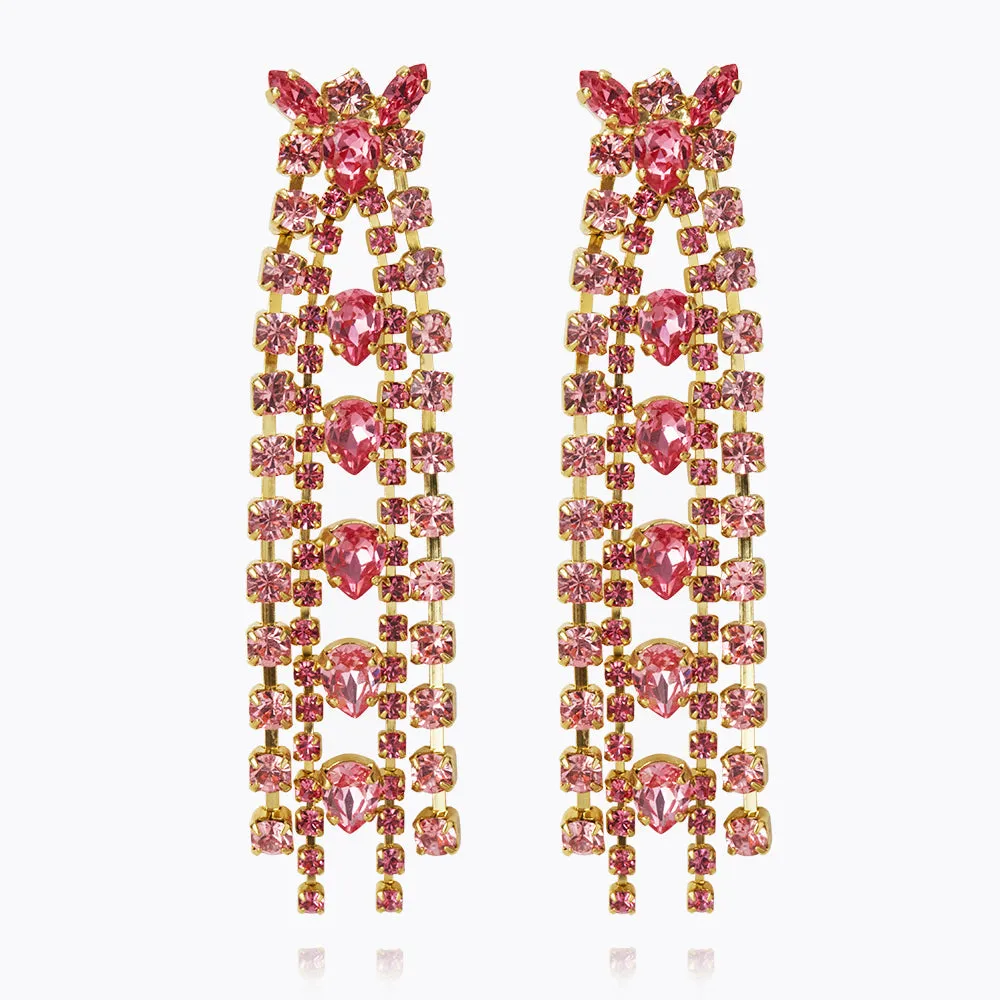 Petite Penelope Earrings / Pink Combo