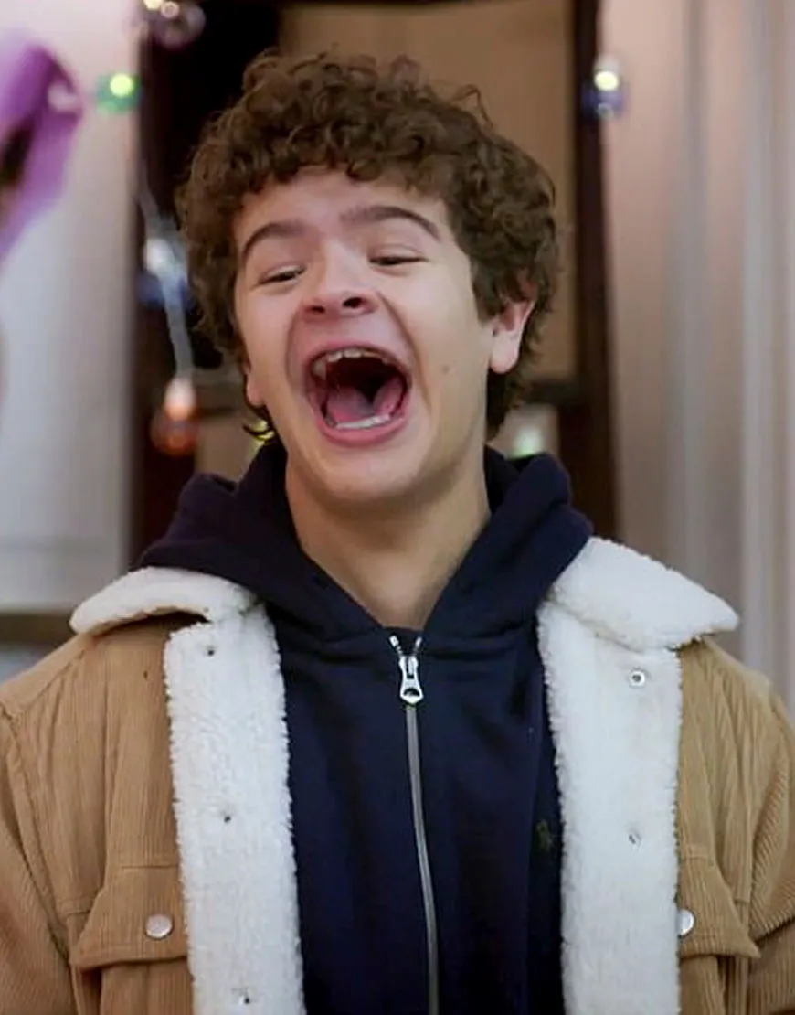 Prank Encounters Gaten Matarazzo Corduroy Jacket - ujackets